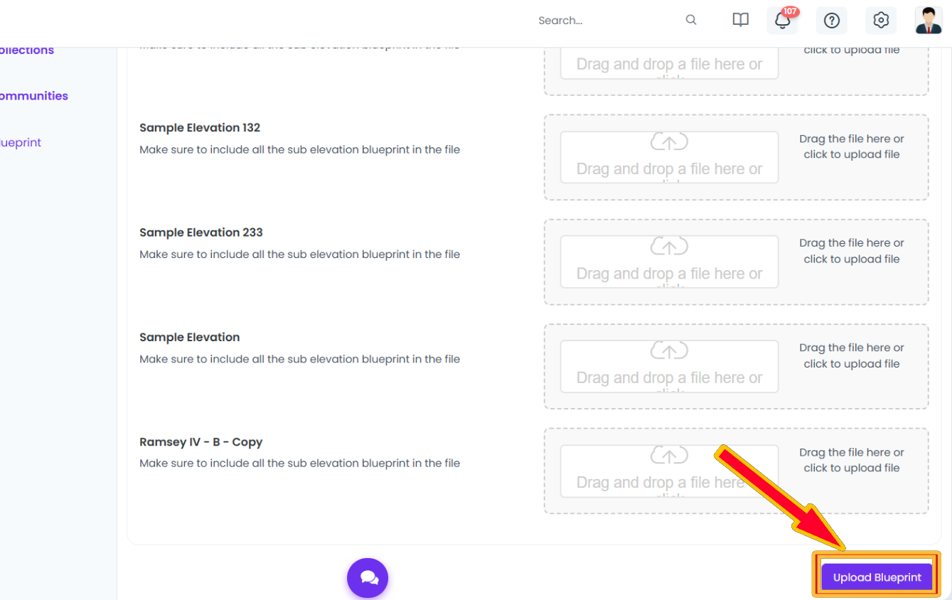 Upload Blueprint